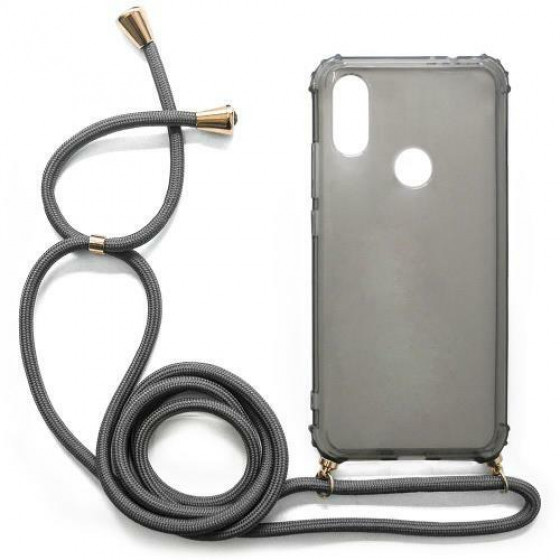 INOS ���� TPU CROSSBODY ��� SAMSUNG A705F GALAXY A70 SHOCK PROOF SMOKE �� ���� STRAP - (5205598129538)