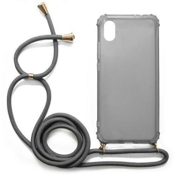INOS ���� TPU CROSSBODY ��� XIAOMI REDMI 7A SHOCK PROOF SMOKE �� ���� STRAP - (5205598129521)