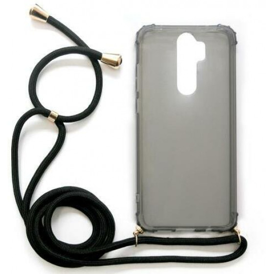 INOS ���� TPU CROSSBODY ��� XIAOMI REDMI NOTE 8 PRO SHOCK PROOF SMOKE �� ����� STRAP - (5205598130138)