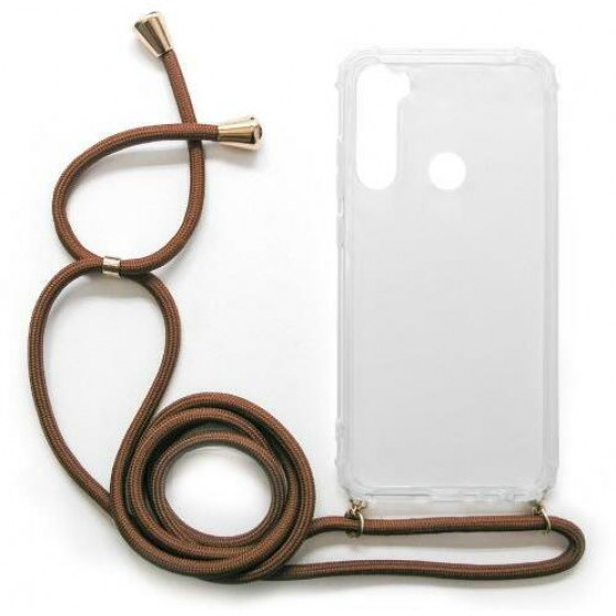 INOS ���� TPU CROSSBODY ��� XIAOMI REDMI NOTE 8 SHOCK PROOF ������� �� ���� STRAP - (5205598128685)