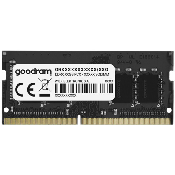 GOODRAM ����� DDR4 SODIMM 8GB 2666MHZ PC4-21300 CL19 - (GR2666S464L19S-8G)