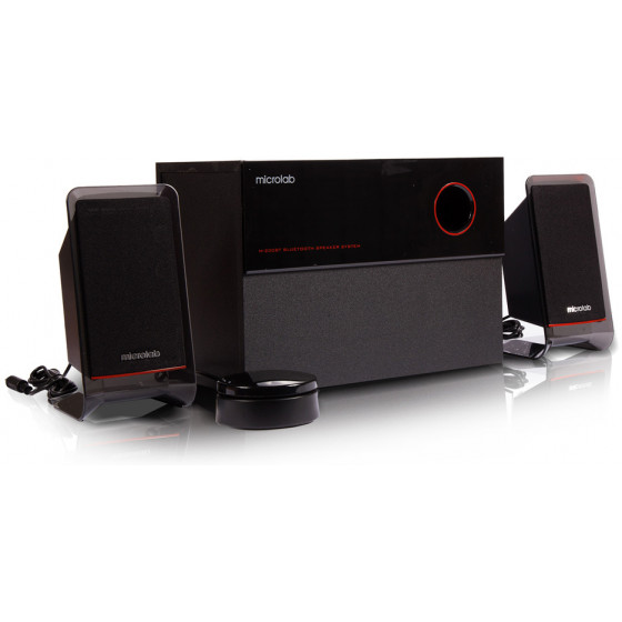 MICROLAB ����� M-200BT 2.1CH 16W & 2X 12W BLUETOOTH/3.5MM ����� - (M-200BT-BK)