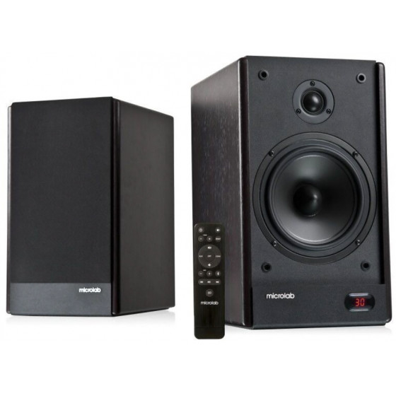 MICROLAB ����� SOLO26 2.0CH 130W RMS BT/RCA REMOTE CONTROL WOOD - (SOLO26-WD)