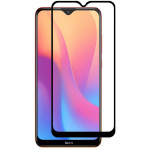 POWERTECH TEMPERED GLASS 5D FULL GLUE ��� XIAOMI REDMI 8A ����� - (TGC-0367)