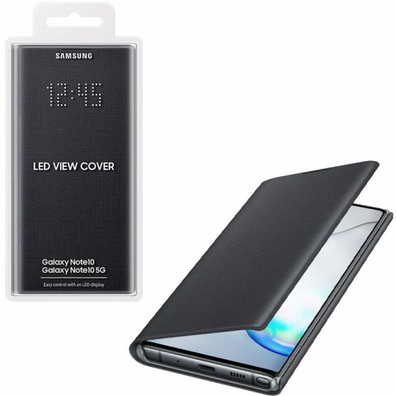 SAMSUNG ���� ��� NOTE 10 N970 LED VIEW COVER BLACK - (EF-NN970PBEGWW)