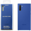 SAMSUNG ���� ��� NOTE 10 N970 SILICONE COVER BLUE - (EF-PN970TLEGWW)