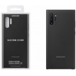 SAMSUNG ���� ��� NOTE 10 PLUS N975 SILICONE COVER BLACK - (EF-PN975TBEGWW)