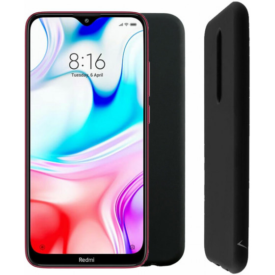 VOLTE-TEL ���� ��� XIAOMI REDMI 8 SILICON TPU BLACK - (5205308255373)