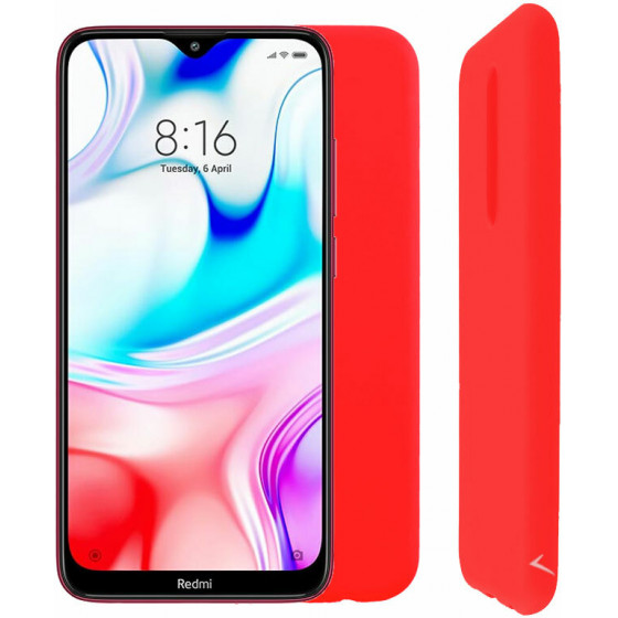 VOLTE-TEL ���� ��� XIAOMI REDMI 8 SILICON TPU RED - (5205308255403)