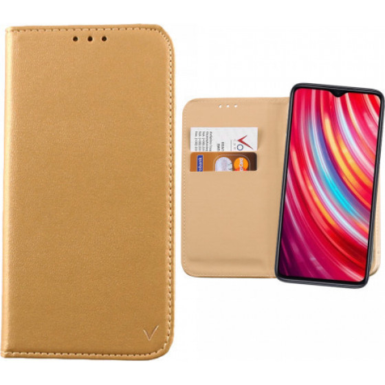 VOLTE-TEL ���� ��� XIAOMI REDMI NOTE 8 PRO POCKET MAGNET BOOK STAND GOLD - (5205308255700)