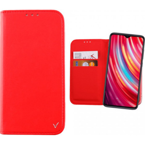 VOLTE-TEL ���� ��� XIAOMI REDMI NOTE 8 PRO POCKET MAGNET BOOK STAND RED - (5205308255717)