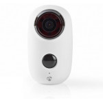 NEDIS RECHARGEABLE IP CAMERA OUTDOOR PIR MOTION SENSOR MICROSD 6000 - (WIFICBO10WT)