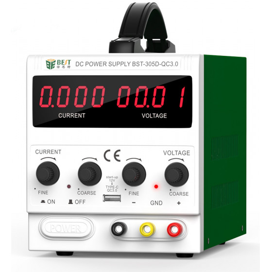 BEST POWER SUPPLY 30V/5A AC/DC 8X USB - (BST-305D)