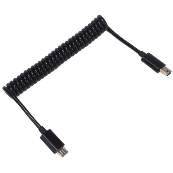 POWERTECH ������� MICRO USB �� USB MINI ������ 1M ����� - (CAB-U124)