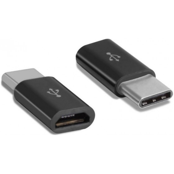 POWERTECH ADAPTER USB TYPE-C M �� MICRO USB F LONGER TIP - (CAB-UC043)