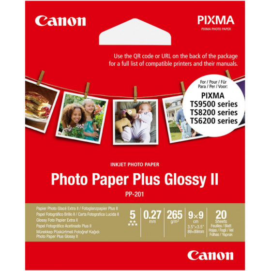 CANON PP-201 ����������� ����� 3.5X3.5 INCH 265 G/M2 20 ����� - (2311B070)
