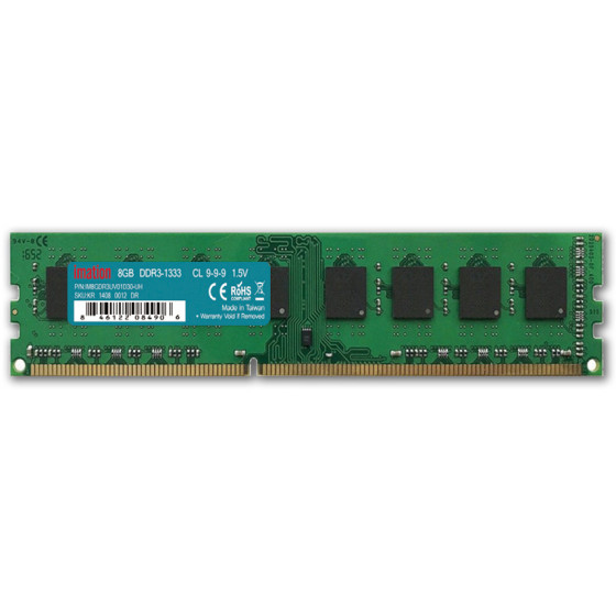 IMATION ����� DDR3 UDIMM 8GB 1333MHZ PC3-10600 CL9 - (KR14080012DR)