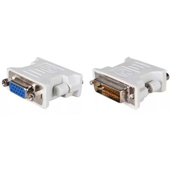 POWERTECH ADAPTER DVI-D 24+1 PIN MALE �� VGA FEMALE - (CAB-G020)