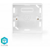 NEDIS BACK BOX SURFACE MOUNTING 86 X 86 MM WHITE - (WIFIWB10WT)