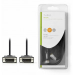 NEDIS DVI CABLE DVI-D 24+1-PIN MALE - DVI-D 24+1-PIN MALE 2.0 M BL - (CCGB32000BK20)