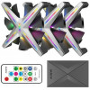 ALSEYE CASE COOLER 12CM RGB-FAN KIT - (X12)