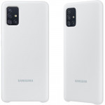 SAMSUNG ���� ��� A51 A515 SILICONE COVER WHITE - (EF-PA515TWEGEU)
