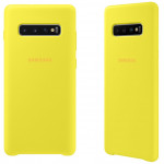 SAMSUNG ���� ��� S10 PLUS G975 SILICONE COVER YELLOW - (EF-PG975TYEGWW)