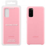 SAMSUNG ���� ��� S20 G980 SILICONE COVER PINK - (EF-PG980TPEGEU)
