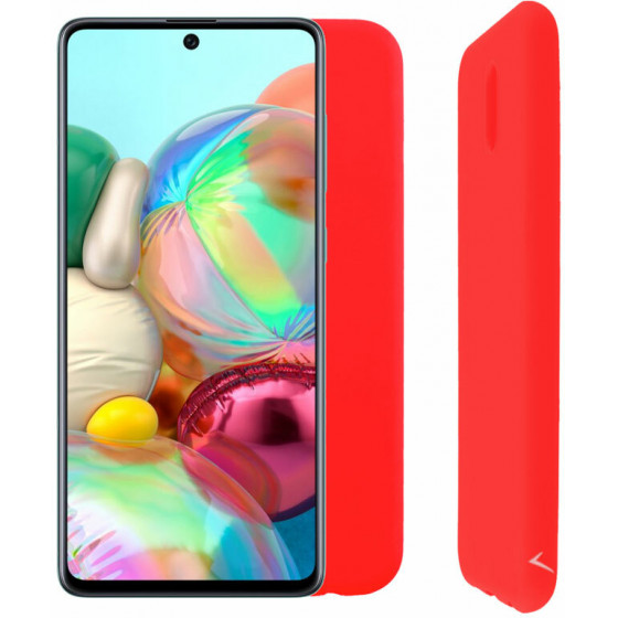 VOLTE-TEL ���� ��� SAMSUNG A71 A715 SILICON TPU RED - (5205308257674)
