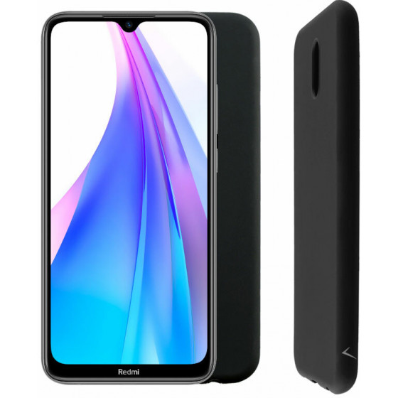 VOLTE-TEL ���� ��� XIAOMI REDMI NOTE 8T SILICON TPU BLACK - (5205308259272)