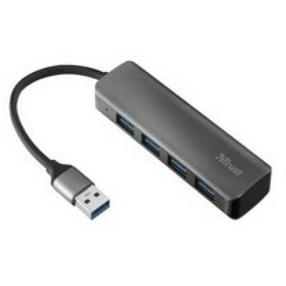 TRUST HALYX ALUMINIUM 4-PORT USB 3.2 HUB - (23327)