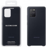 SAMSUNG ���� ��� S10 LITE G770 SILICONE COVER BLACK - (EF-PG770TBEGEU)