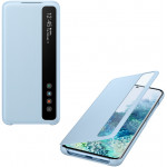 SAMSUNG ���� ��� S20 G980 CLEAR VIEW STANDING BLUE - (EF-ZG980CLEGEU)