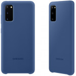 SAMSUNG ���� ��� S20 G980 SILICONE COVER NAVY BLUE - (EF-PG980TNEGEU)