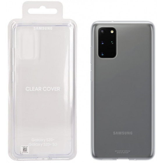 SAMSUNG ���� ��� S20 PLUS G985 CLEAR COVER TRANSPARENT - (EF-QG985TTEGEU)