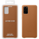 SAMSUNG ���� ��� S20 PLUS G985 LEATHER COVER BROWN - (EF-VG985LAEGEU)