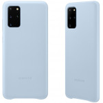 SAMSUNG ���� ��� S20 PLUS G985 LEATHER COVER SKY BLUE - (EF-VG985LLEGEU)