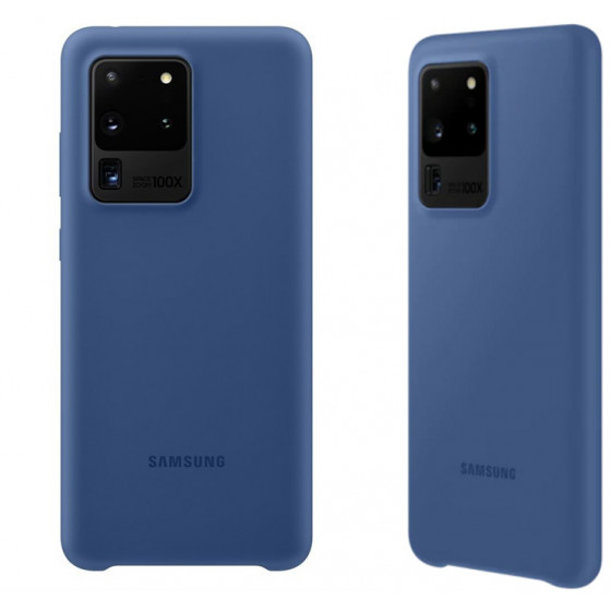SAMSUNG ���� ��� S20 ULTRA G988 SILICONE COVER NAVY - (EF-PG988TNEGEU)