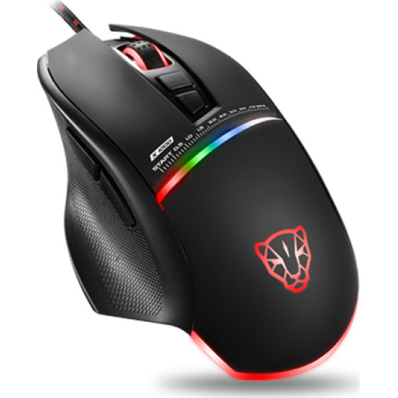 MOTOSPEED V10 WIRED GAMING MOUSE BLACK COLOR