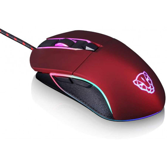 MOTOSPEED V30 WIRED GAMING MOUSE RED COLOR