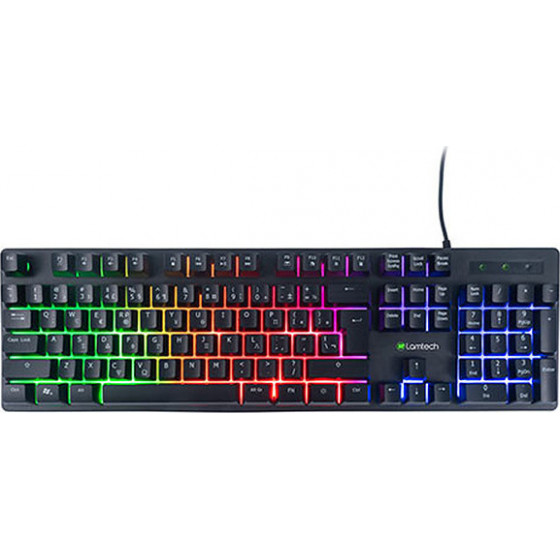 LAMTECH WIRED GR KEYBOARD WITH RAINBOW BACKLIGHT - (LAM021325)
