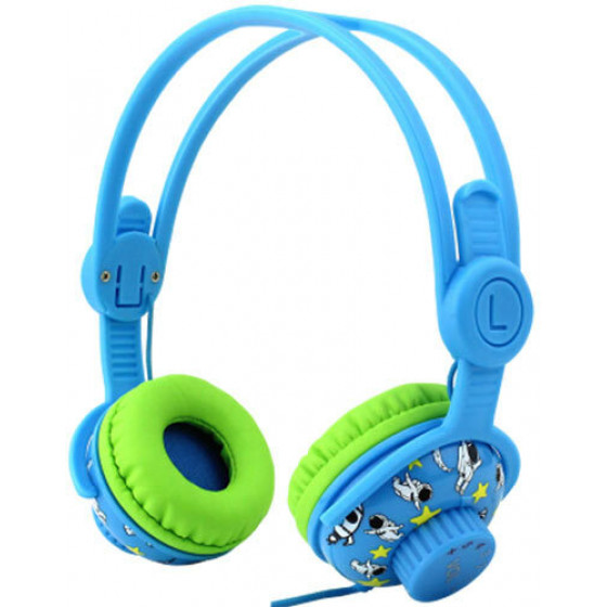 SONIC GEAR CHILD-SAFE HEADPHONES BLUE - (KINDER2BG)
