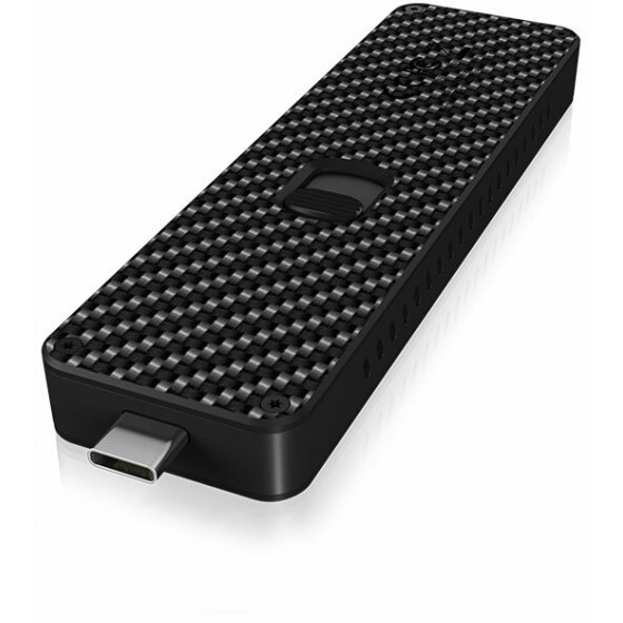 RAIDSONIC ICY BOX EXTERNAL M.2 NVME CARBON ENCLOSURE - (IB-1820M-C31)