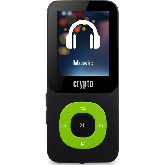 CRYPTO MP3 MP1800 PLUS 32GB BLACK GREEN - (W015985)