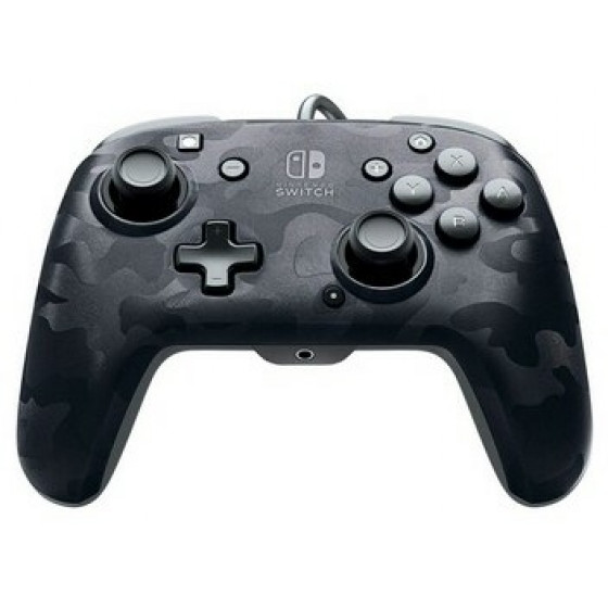 PDP FACEOFF DELUXE+ AUDIO NINTENDO SWITCH CONTROLLER ����������� BLACK CAMO - (500-134-EU-CM00)