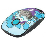 TRUST SKETCH SILENT CLICK WIRELESS MOUSE BLUE - (23335)