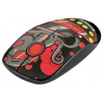TRUST SKETCH SILENT CLICK WIRELESS MOUSE RED - (23336)