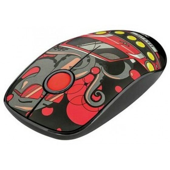 TRUST SKETCH SILENT CLICK WIRELESS MOUSE RED - (23336)