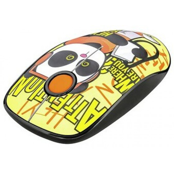 TRUST SKETCH SILENT CLICK WIRELESS MOUSE YELLOW - (23337)