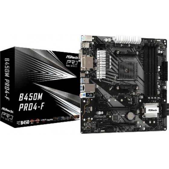 ASROCK B450M PRO4-F